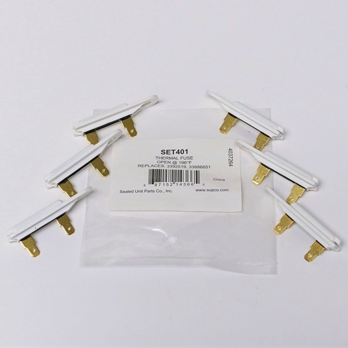 3392519 6 Pack for Whirlpool Kenmore Dryer Thermal Blower Fuse