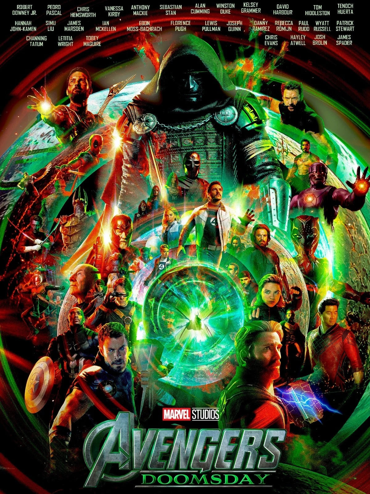 Avengers Doomsday Marvel Superheroes Movie Home DŽcor - Poster | Canvas Wall Art Print
