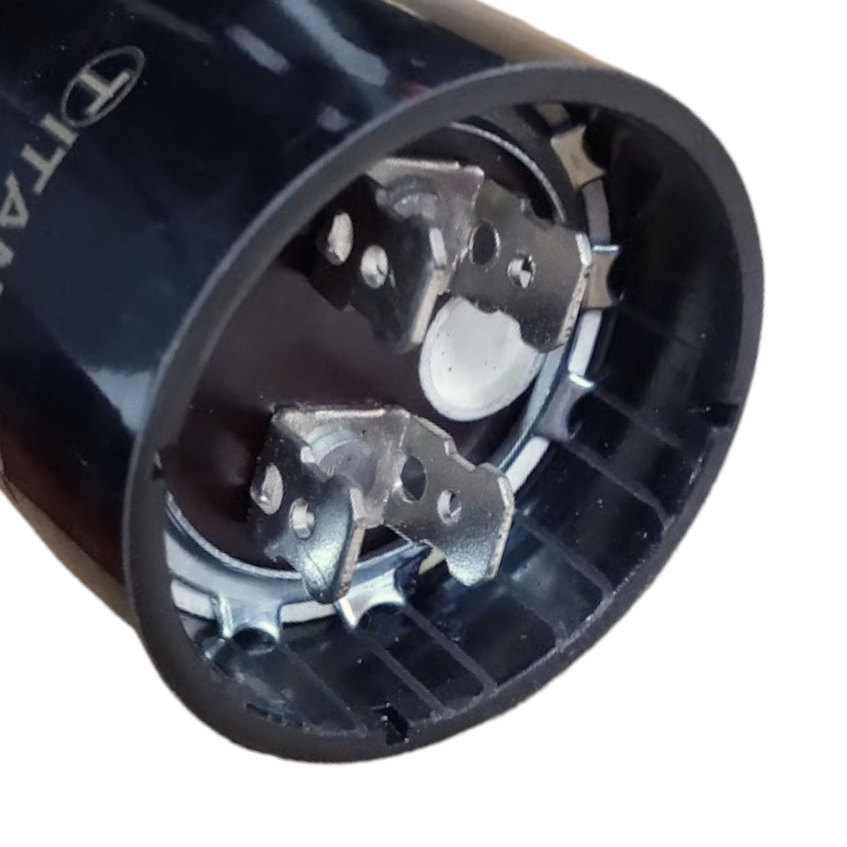 Titan Pro TMJ108 Motor Start Capacitor 108-130 MFD UF / 110-125 VAC