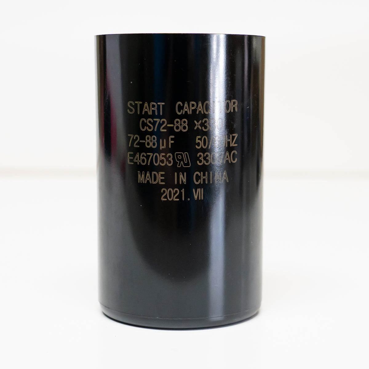 Supco Motor Start Capacitor 72-88 MFD UF / 330 VAC