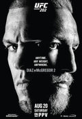 UFC 202 Conor McGregor vs Nate Diaz 2 The Rematch Any Time 11x16 - Poster | Canvas Wall Art Print