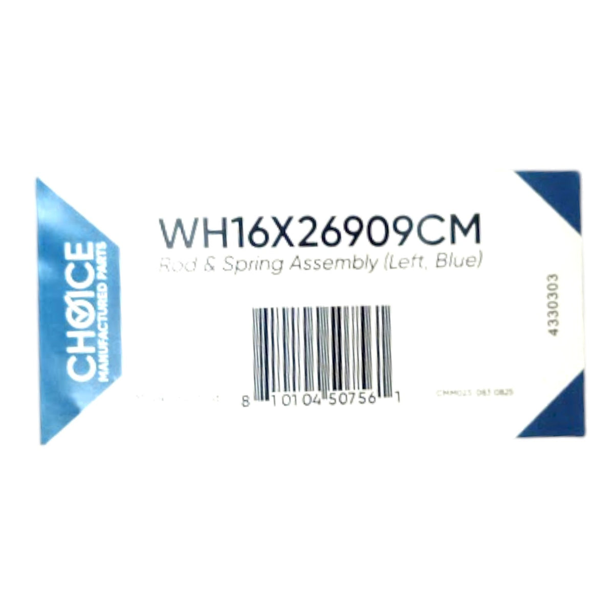 WH16X26909 Washing Machine Left Blue Suspension Rod and Spring Assembly for GE