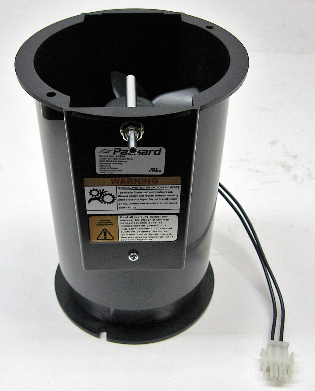 Packard Draft Inducer Furnace Fan Motor 65404 for Intertherm Miller Nordyne