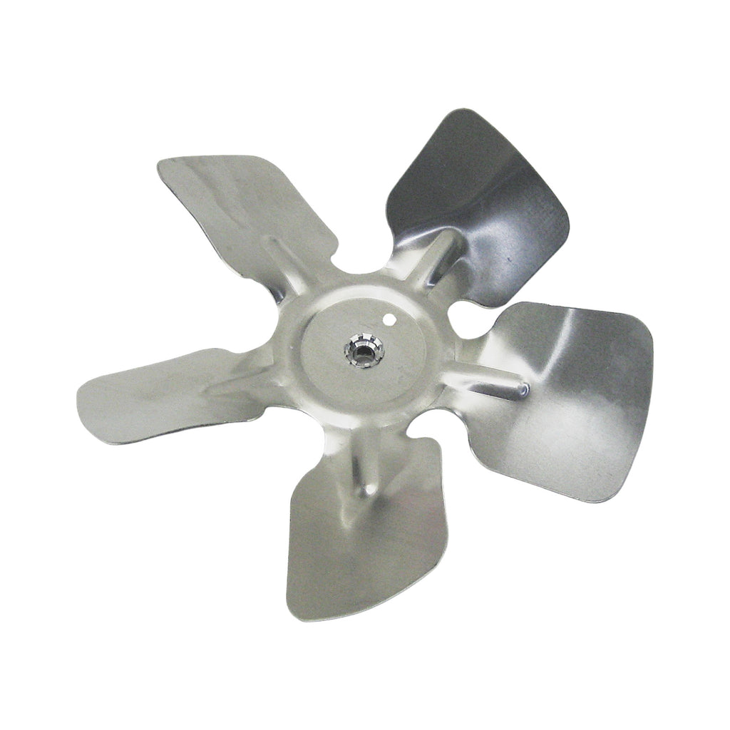 A60805 Metal Fan Blade 8" Diameter 5 Blades 5/16" Bore Hub CW 36 Degree Prop