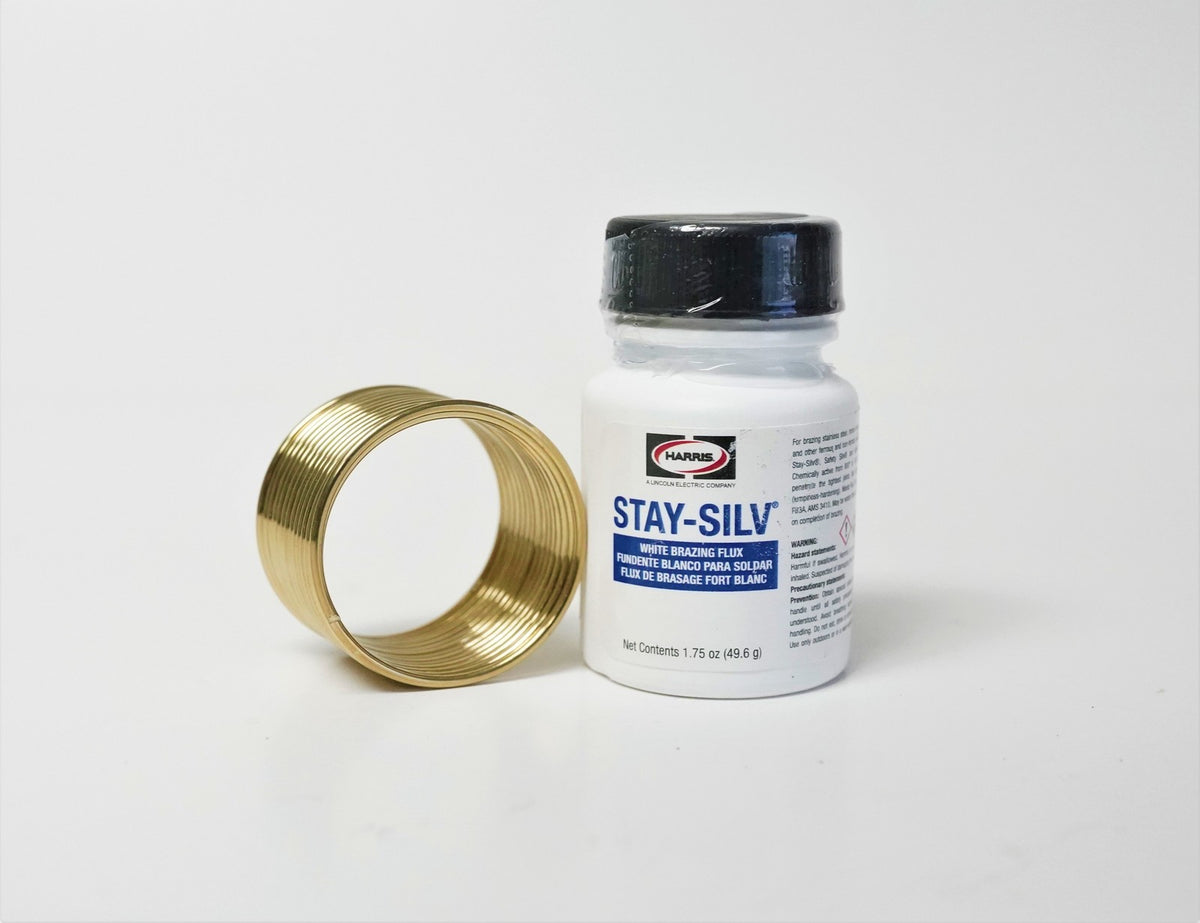 45KPOP Harris Safety-Silv 45 45% Silver Solder Brazing Alloy 1 Troy Ounce w/Flux
