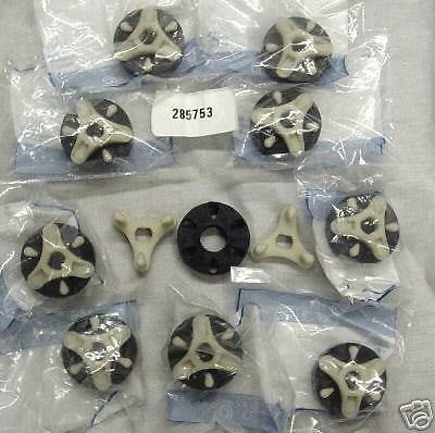 CB4 10 PAK 285753 Whirlpool Kenmore Washing Machine Washer Drive Couplings