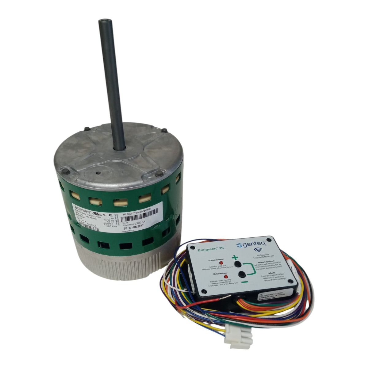 Genteq Evergreen VS ECM Motor with Interface 6503VUI 1/3 HP for 2.0 2.3 EON