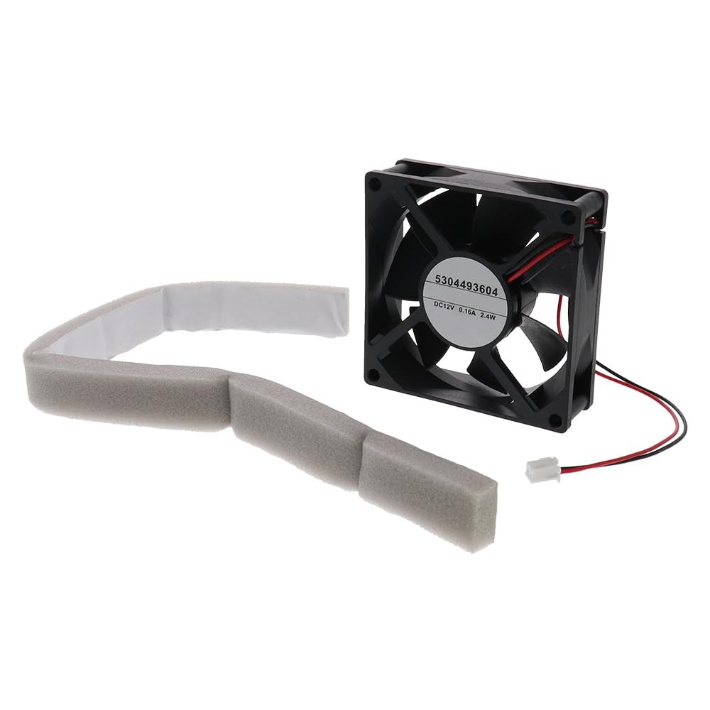 Exact 5304493604 Refrigerator Ice Maker Cooling Fan and Gasket Kit for