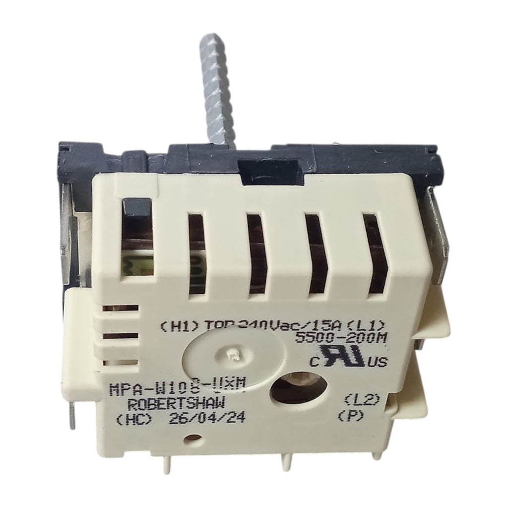5500-200 (M) Infinite Switch Control 240 Volt for Electric Burner Units ERP