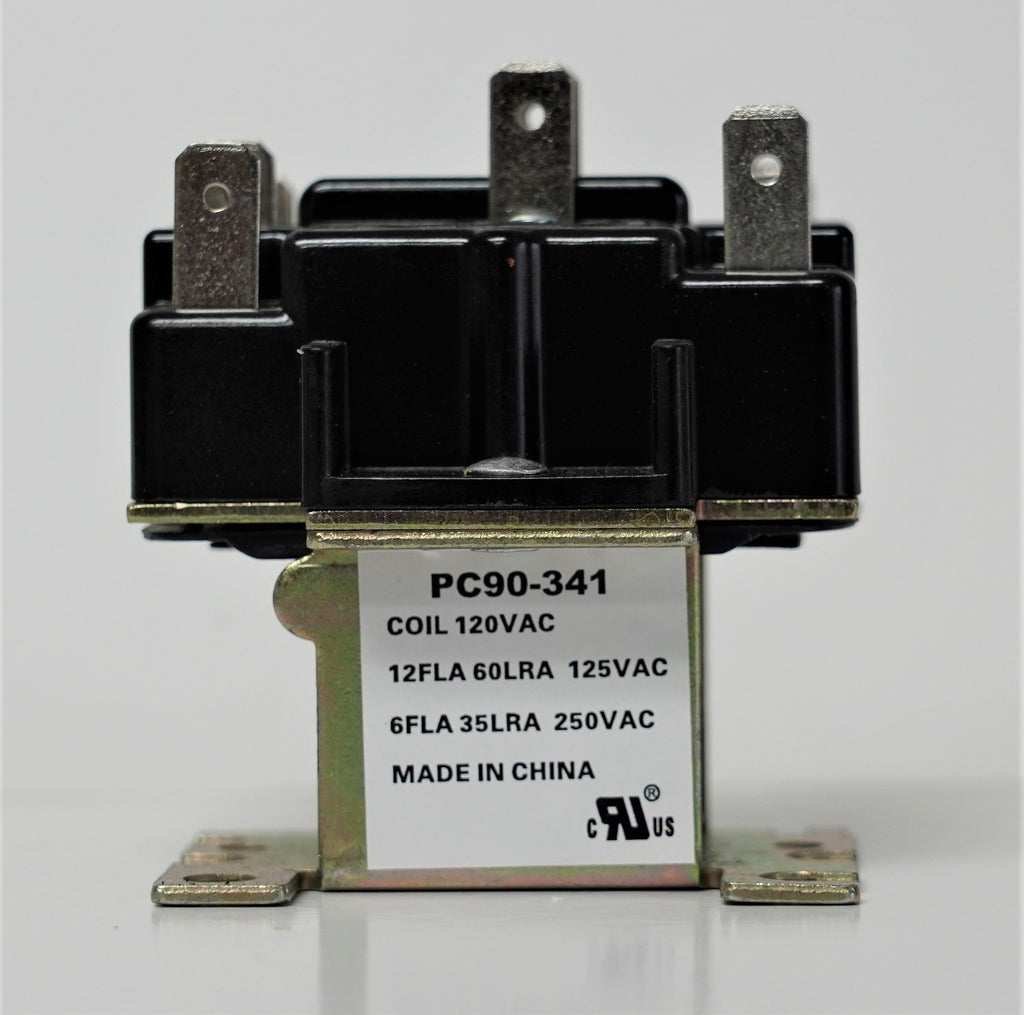 90-341 Switching Relay 120V DPDT type 91 replaces Honeywell R4222D1013