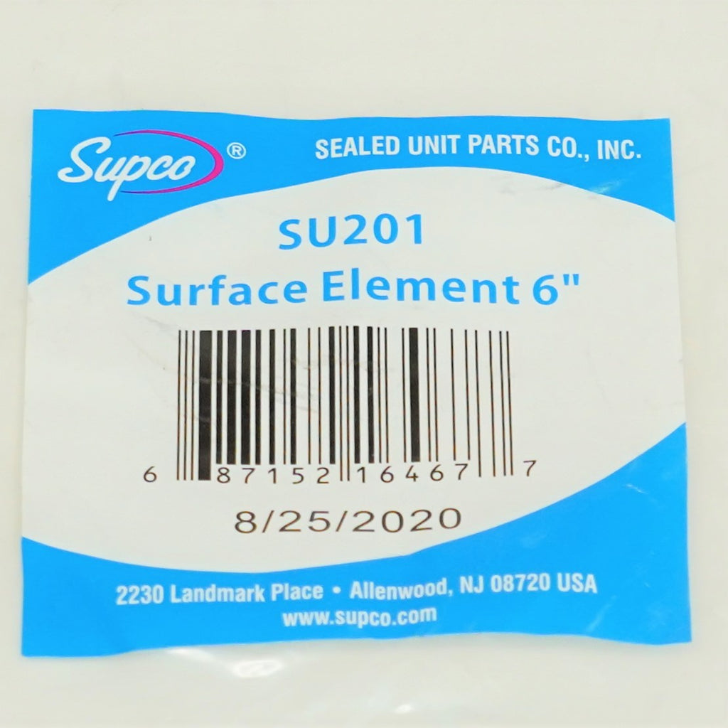 Supco SU201 (SP12YA) Range Surface Universal 6" Burner Element 3 Turns 240/208V