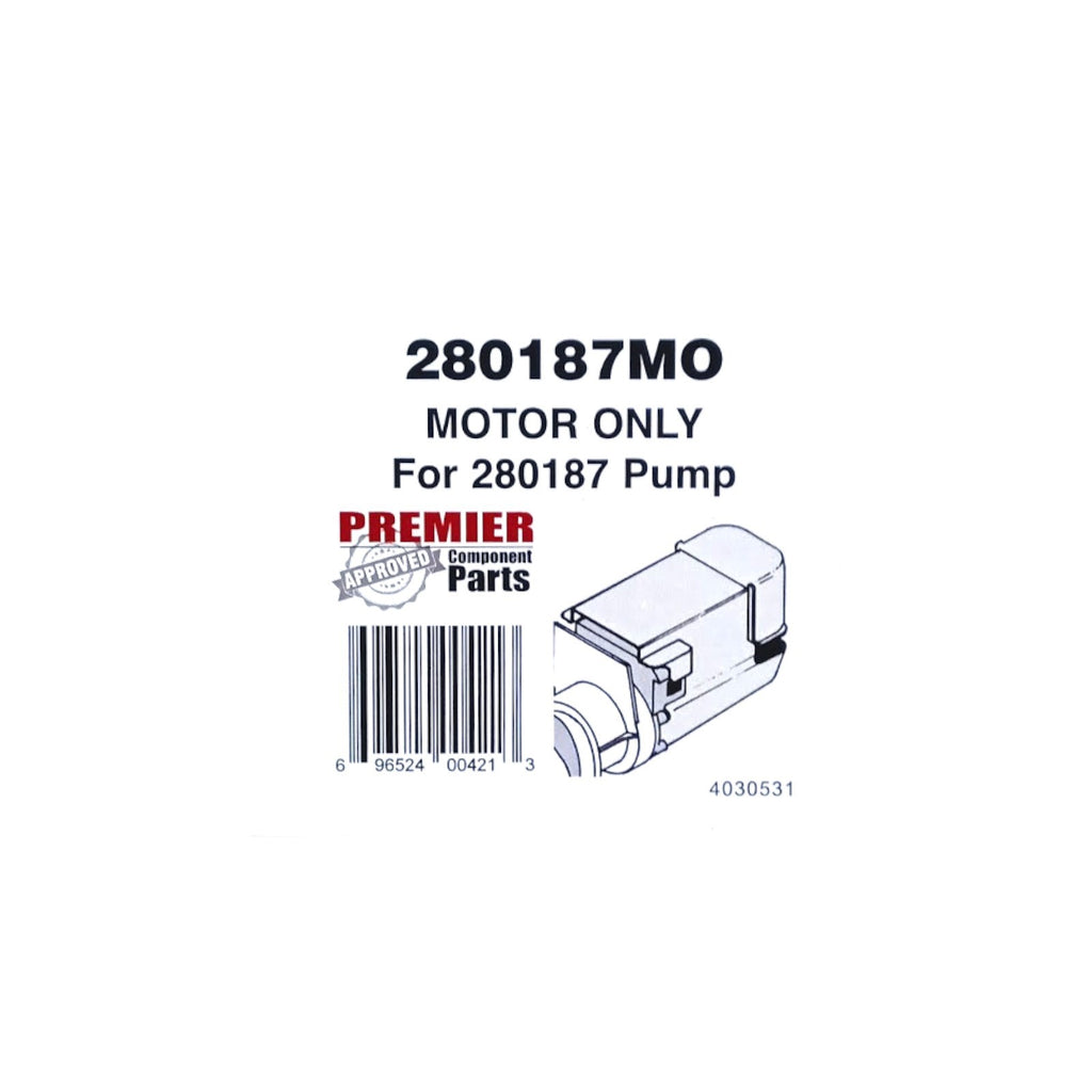 Washing Machine Motor for Whirlpool Kitchenaid Kenmore 280187 Pump MOTOR ONLY