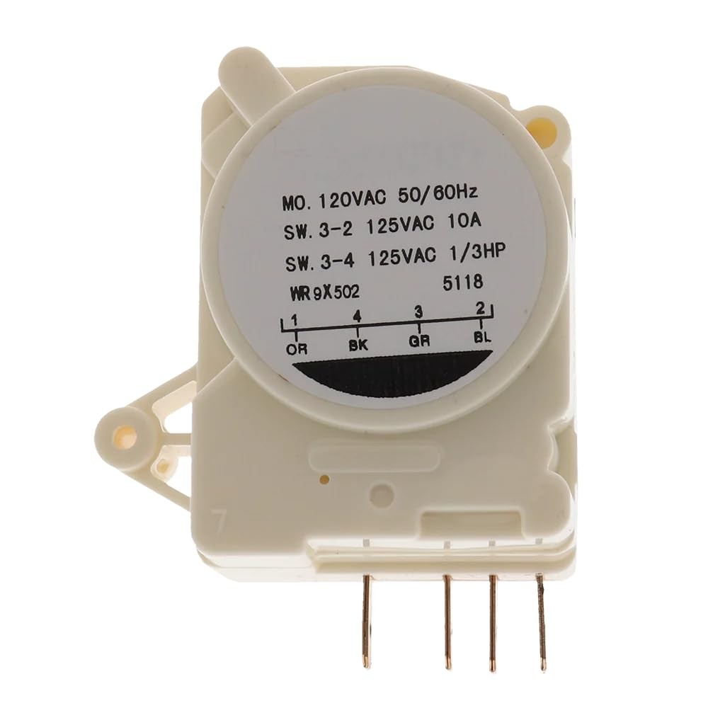 Exact Replacement for GE WR9X502 Refrigerator Defrost Control Timer