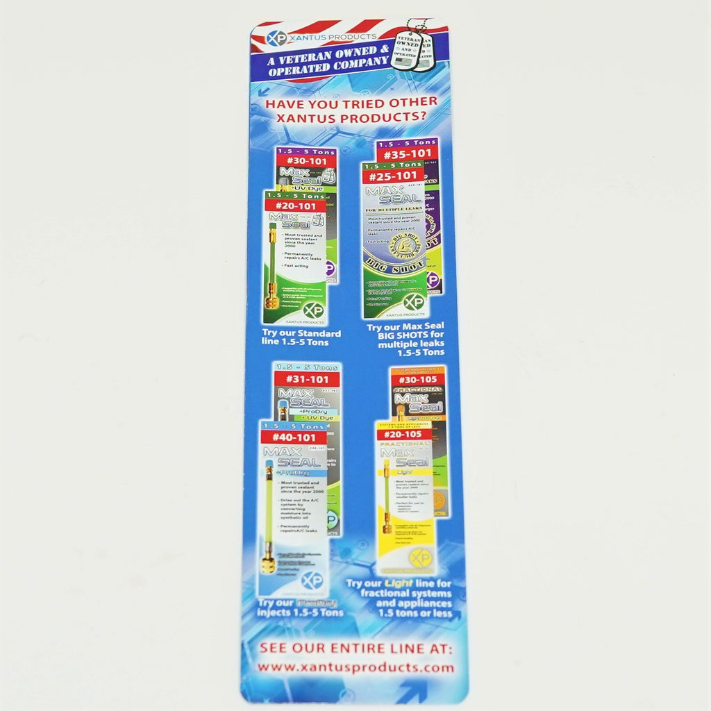 Xantus Products 26-101 Max Seal 6-15 Ton Direct Inject A/C Leak Sealant