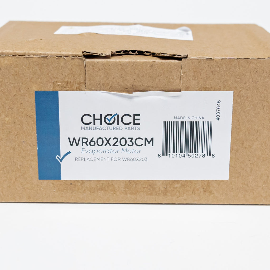 Choice Parts for GE WR60X203 Refrigerator Evaporator Fan Motor