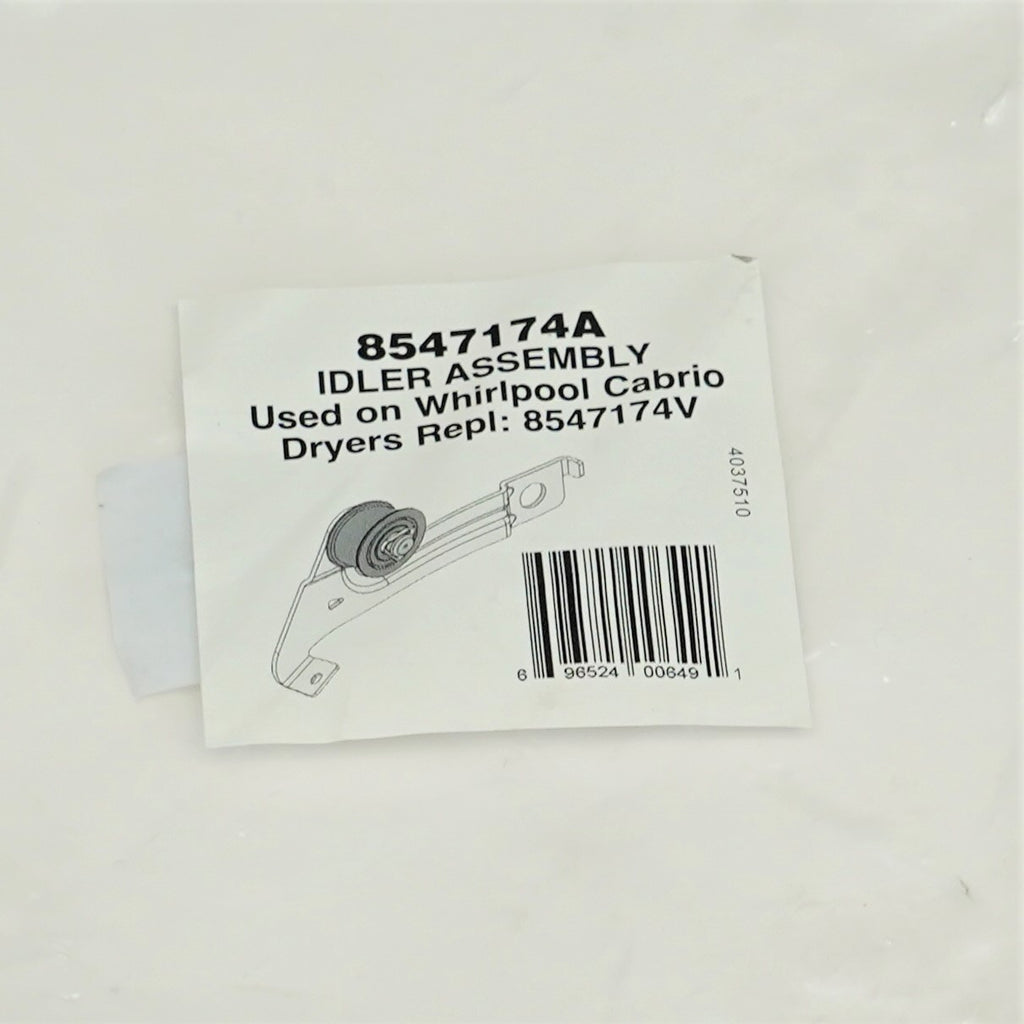 Dryer Idler Pulley Wheel Assembly Replacement for Whirlpool Cabrio 8547174V