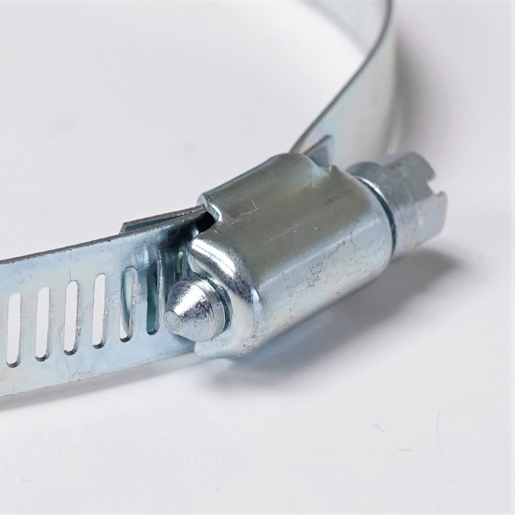 4" Dryer Venting Clamp Galvanized Steel Worm Gear Clamps