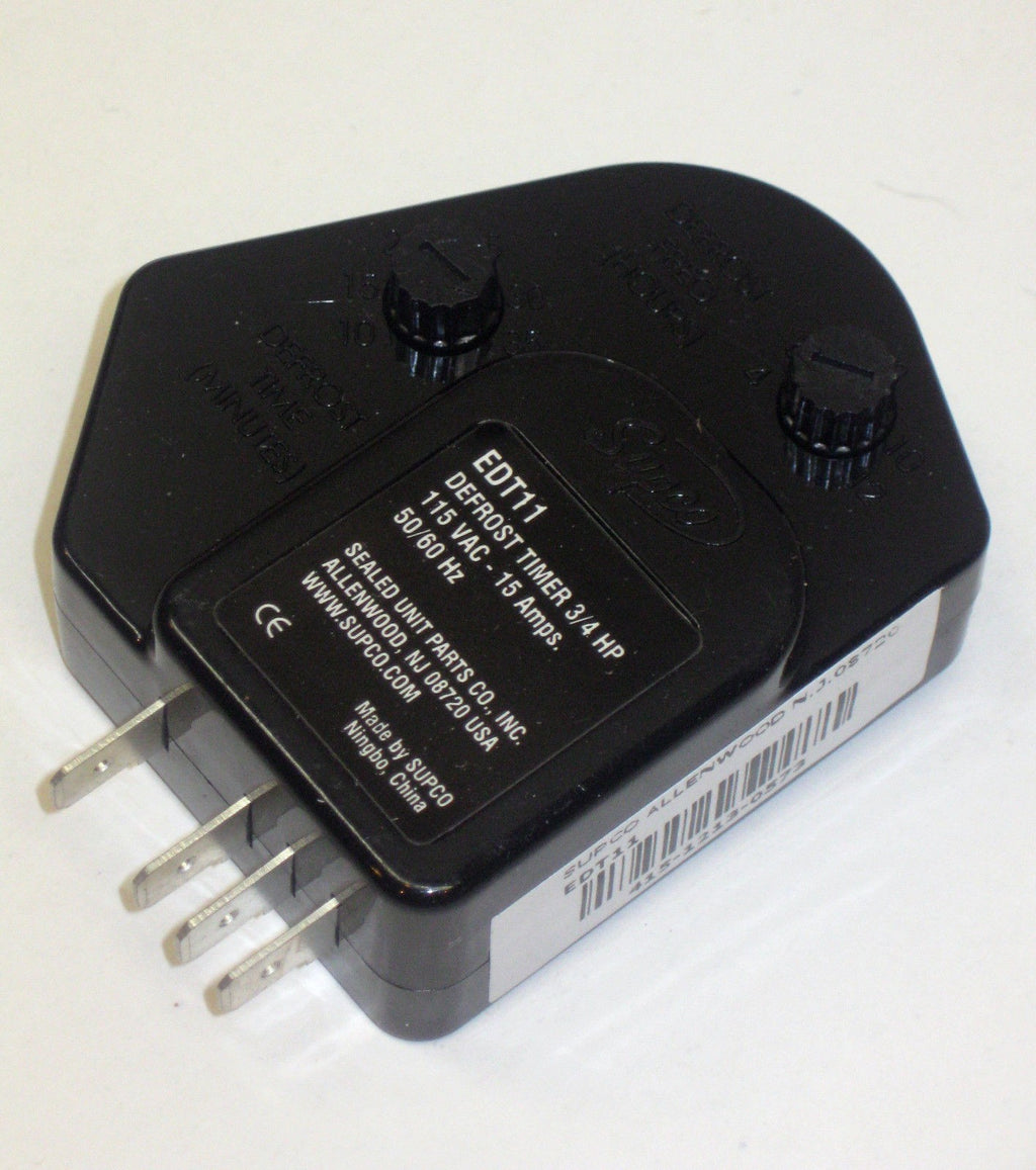 EDT11 SUPCO Refrigerator Defrost Timer Control Universal 120 Volt 15 Amp