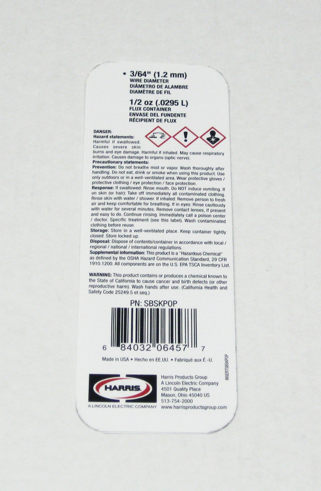 Harris Stay-Brite Silver Bearing Solder & Stay Clean Liquid Flux Kit