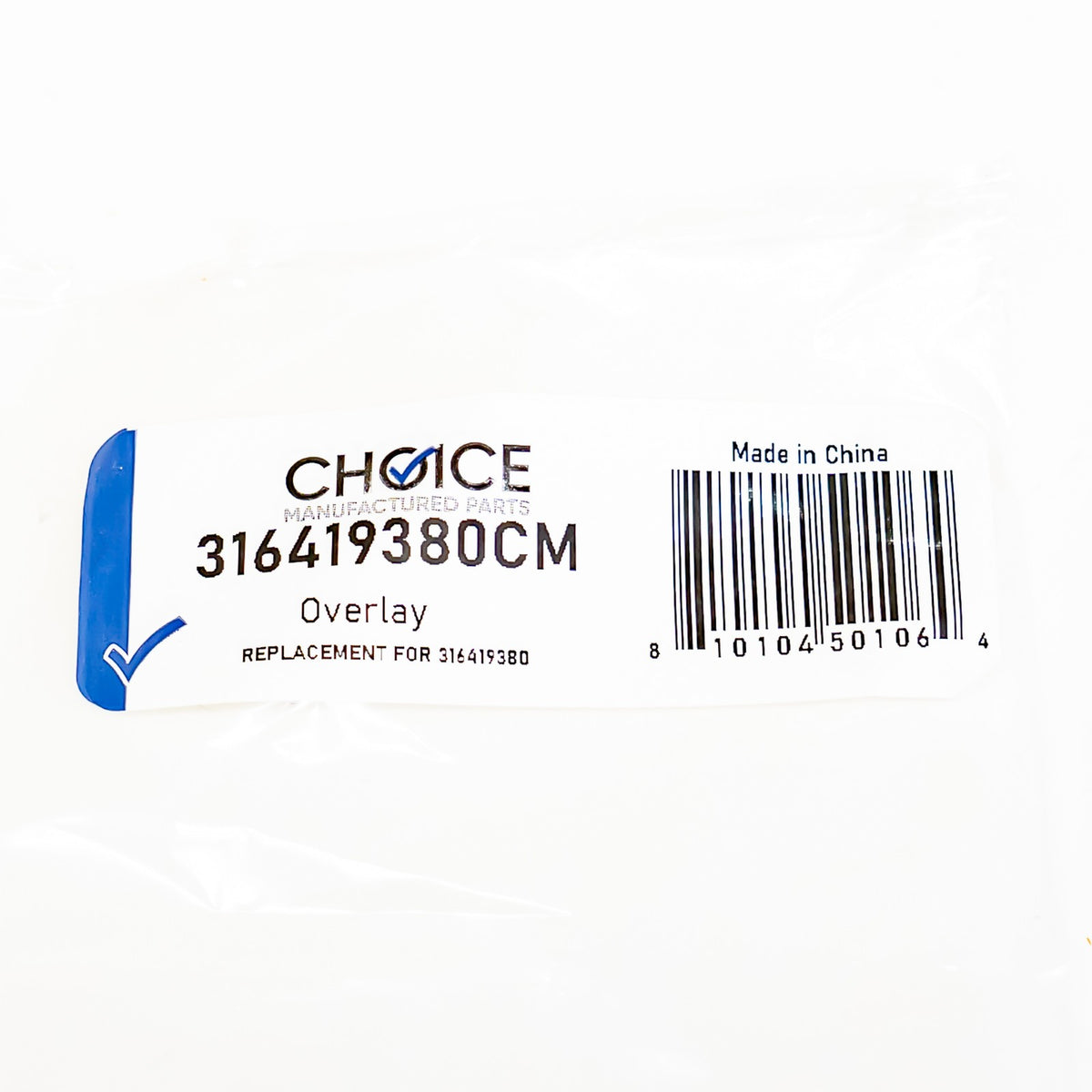 Choice 316419380 Range Oven Clock Overlay Key Pad for Electrolux Frigidaire