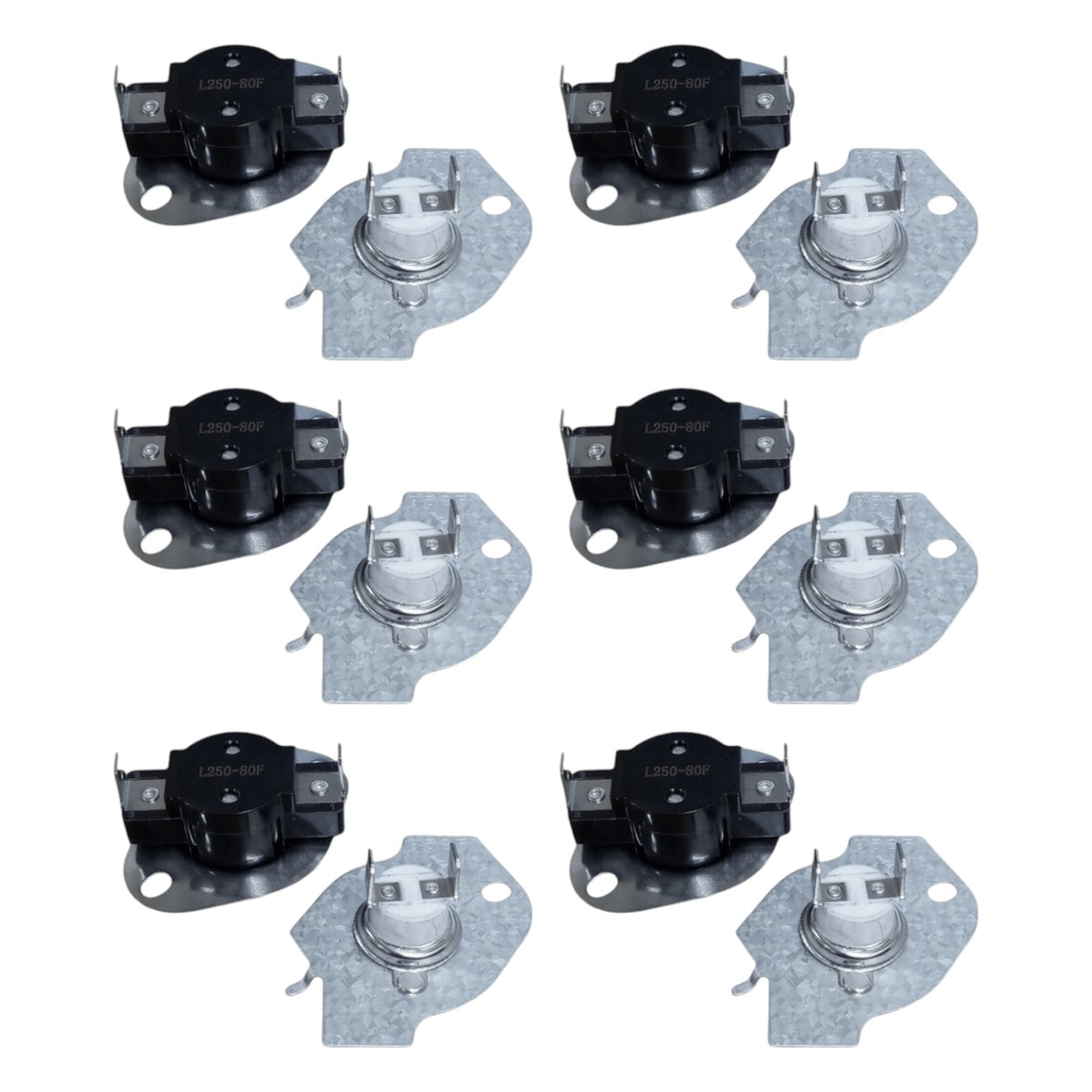 WP7696 6 LOT PACK of 279769 Dryer Thermostat Thermal Fuse for Whirlpool Kenmore
