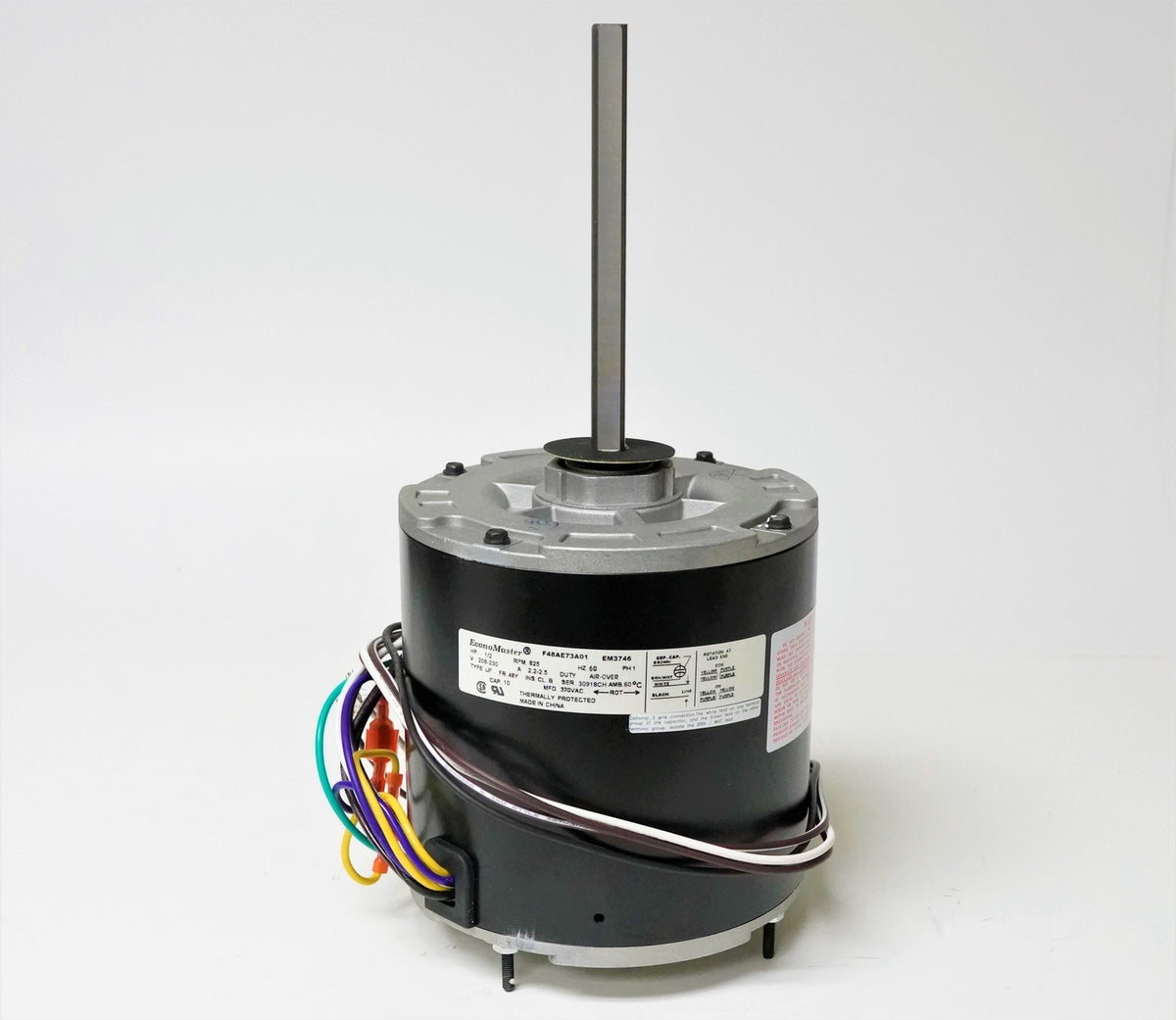 Air Conditioner Condenser Fan Motor 1/2 HP 230 Volts 825 RPM EM-3746