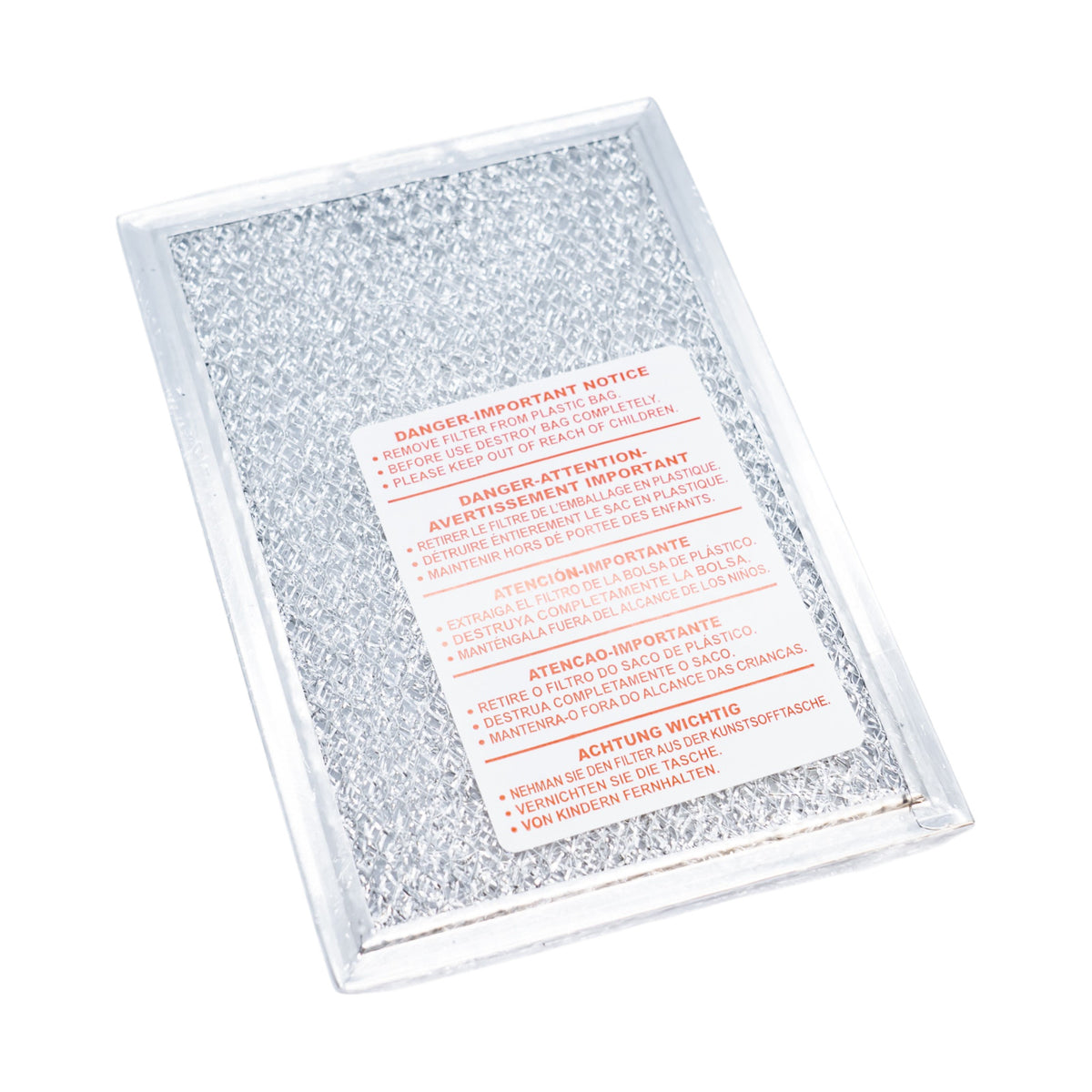 WB02X32793 for GE Range Vent Hood Microwave Aluminum Grease Filter