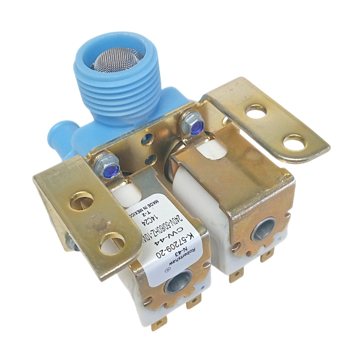 Robertshaw CW-44 Washing Machine Water Valve for Dexter 9379-183-002 240V Coil
