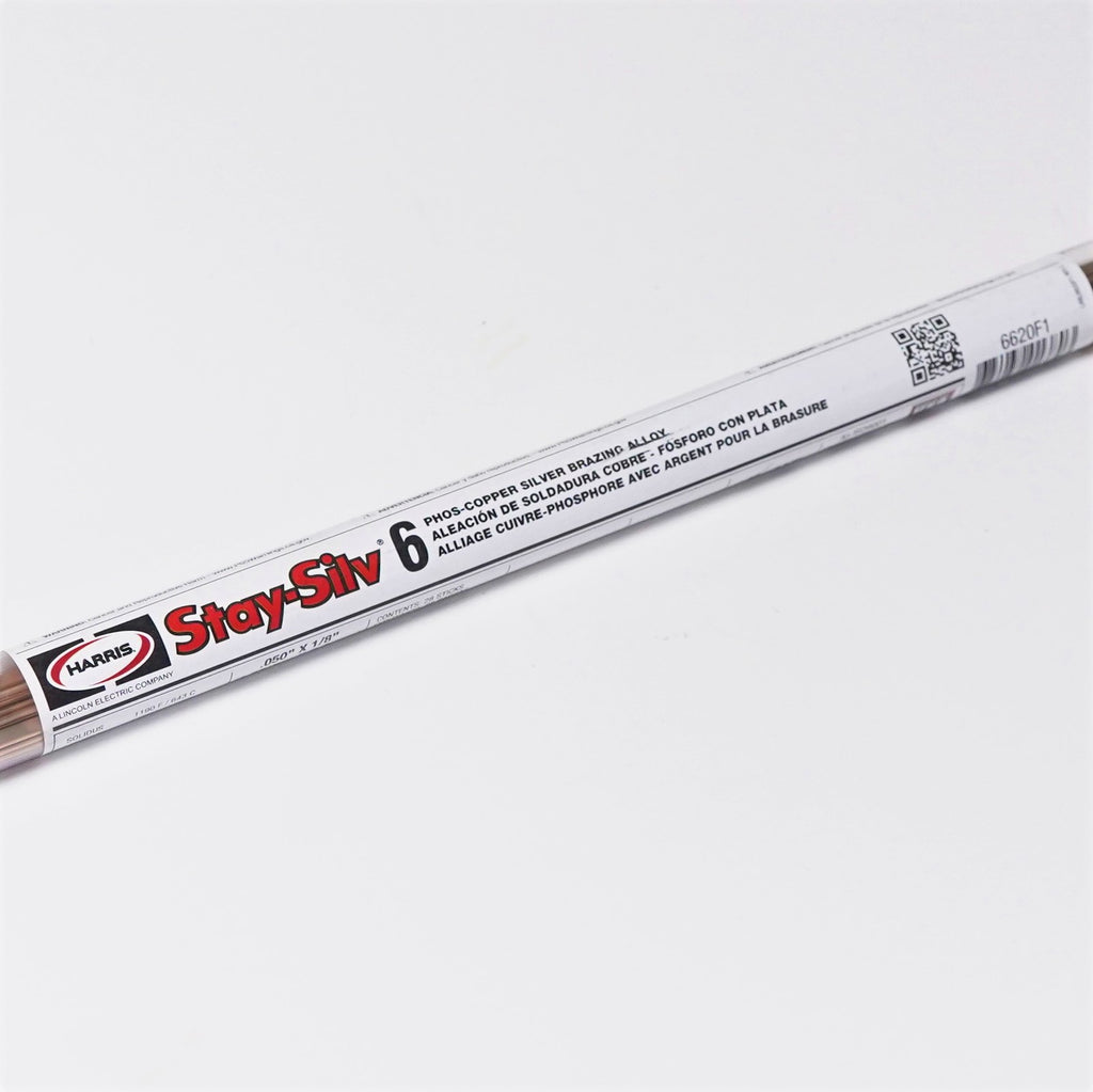 51035 6620F1 Harris 6 6% Stay-Silv Silver Solder Brazing Alloy 28 Sticks