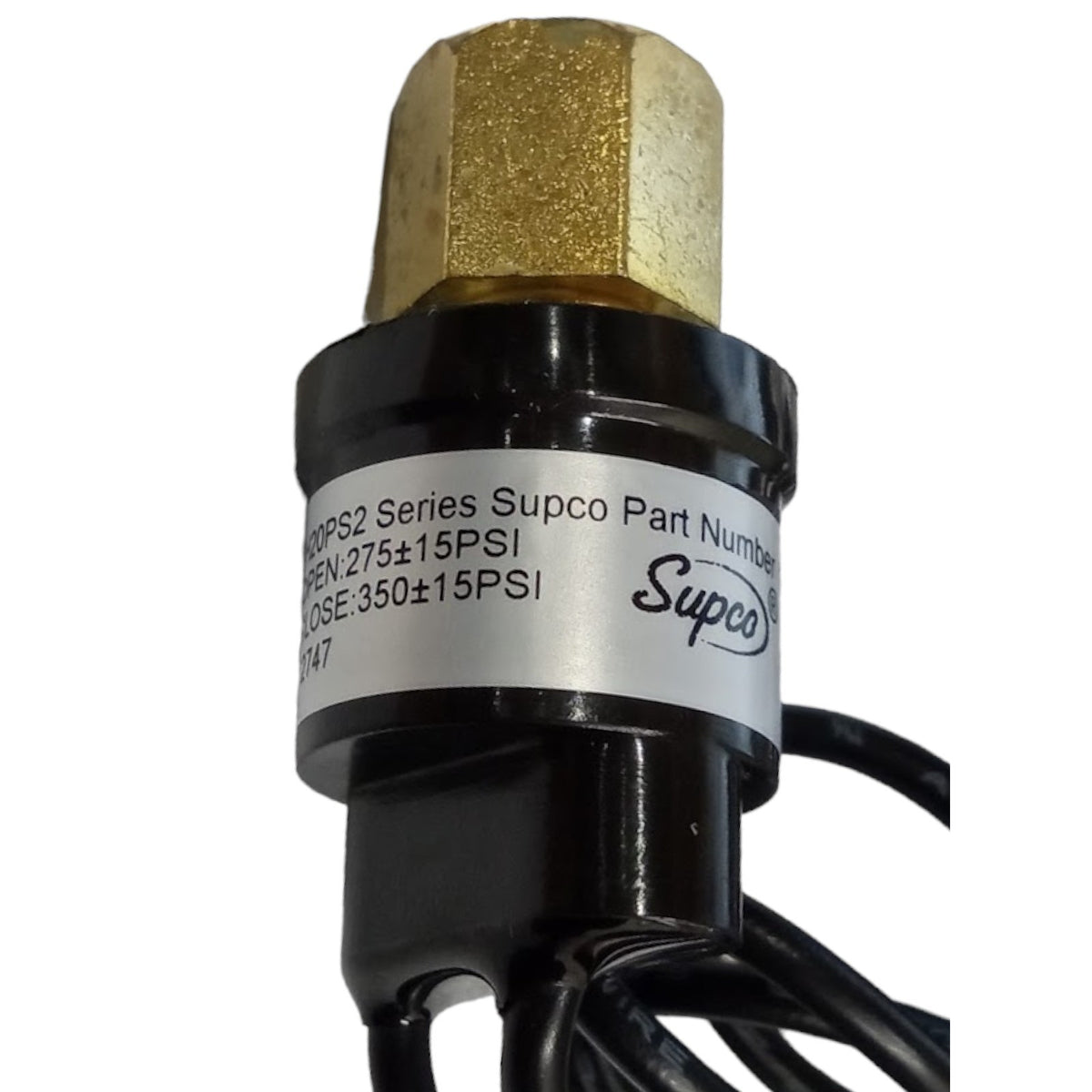 Supco SFC275350 Condenser Fan Cycling Switch Open: 275 PSI Close: 350 PSI HVAC