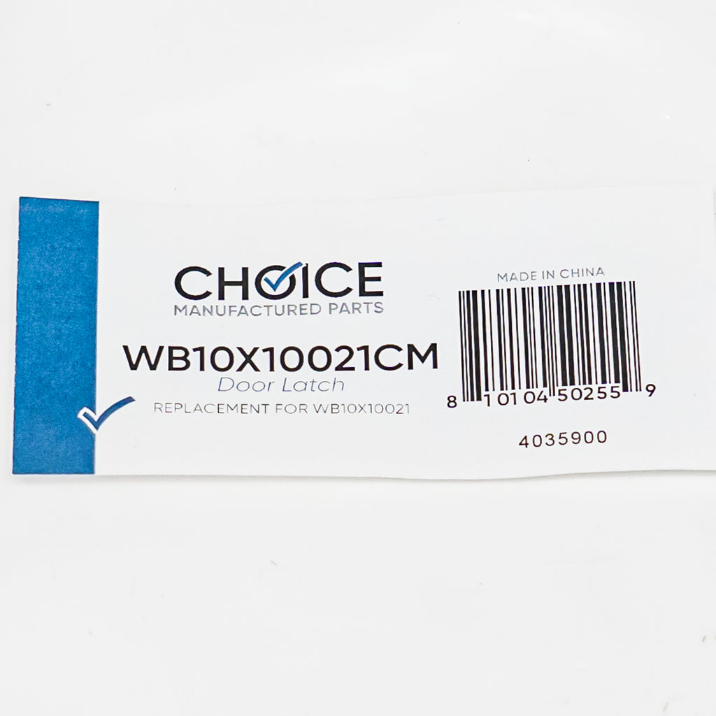 Choice Parts for GE WB10X10021 Microwave Oven Door Latch and Spring Assembly