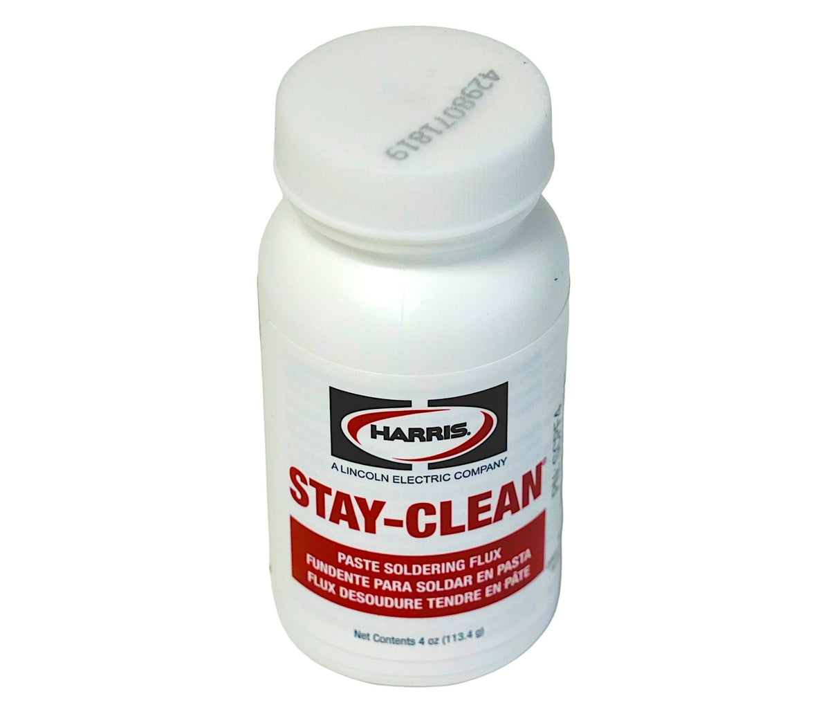 Harris SCPF4 Stay-Clean Paste Soldering Flux 4 oz Bottle 40027