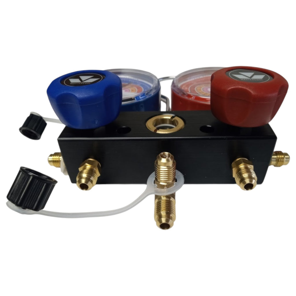 Mastercool 51161 A2L Manifold Gauge Set w/ Hoses for Refrigerant R410A R32 R545B