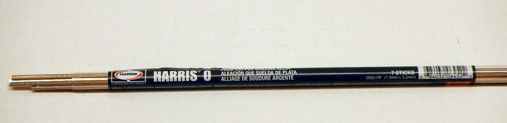 Harris 0 Phos-Copper Brazing Alloy Solder .050" x 1/8" 7 Sticks 0620FMPOP