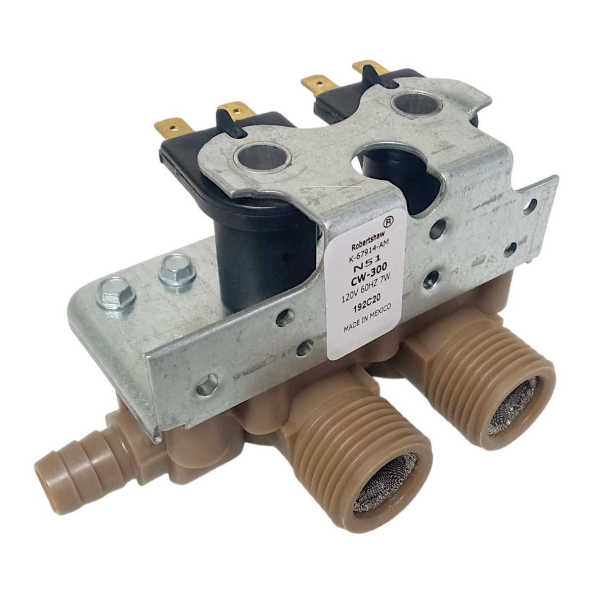 Washing Machine Water Valve for Frigidaire Gibson 131389300 K-67914 Washer