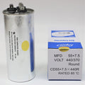 Supco CD55+7.5X440R HVAC Motor Round Dual Run Capacitor 55 + 7.5 MFD 440 Volts