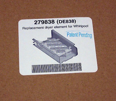 279838 for Whirlpool Roper & Kenmore Dryer Heater Heating Element Coil Assembly