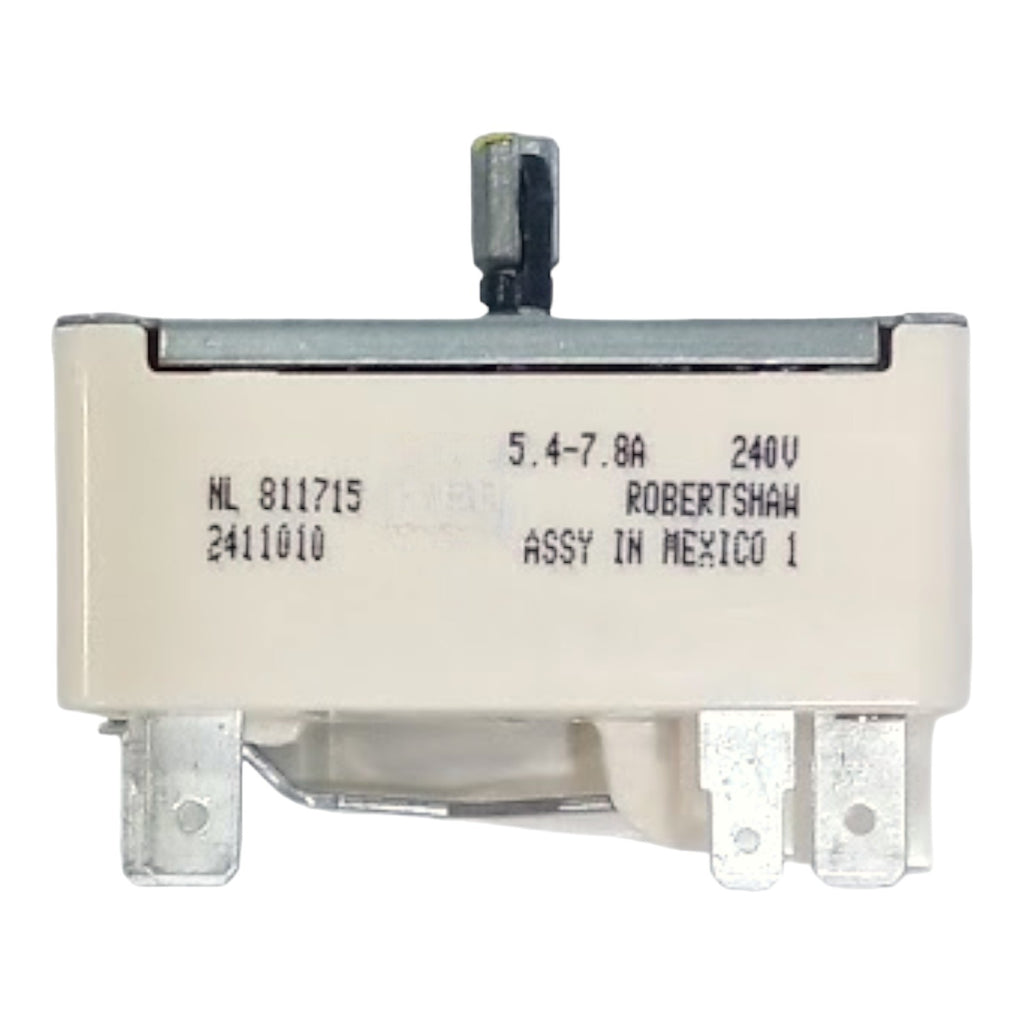 Robertshaw 811715 Range Stove Burner Infinite Switch for Whirlpool 3148952