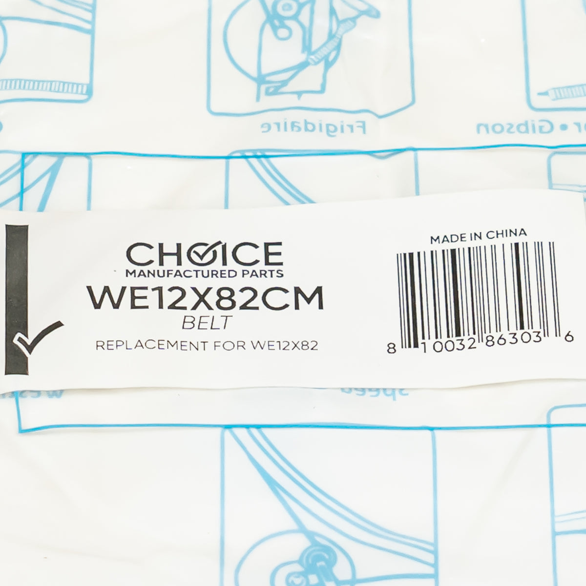 WE12X82 for GE General Electric Hotpoint Dryer Belt WE12X10014