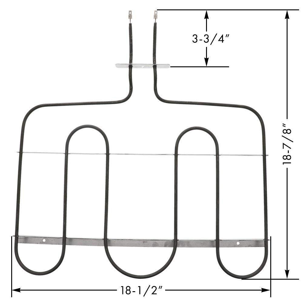 Range Oven Bake Unit Heating Element for Whirlpool Kitchenaid 74011117 W10276482