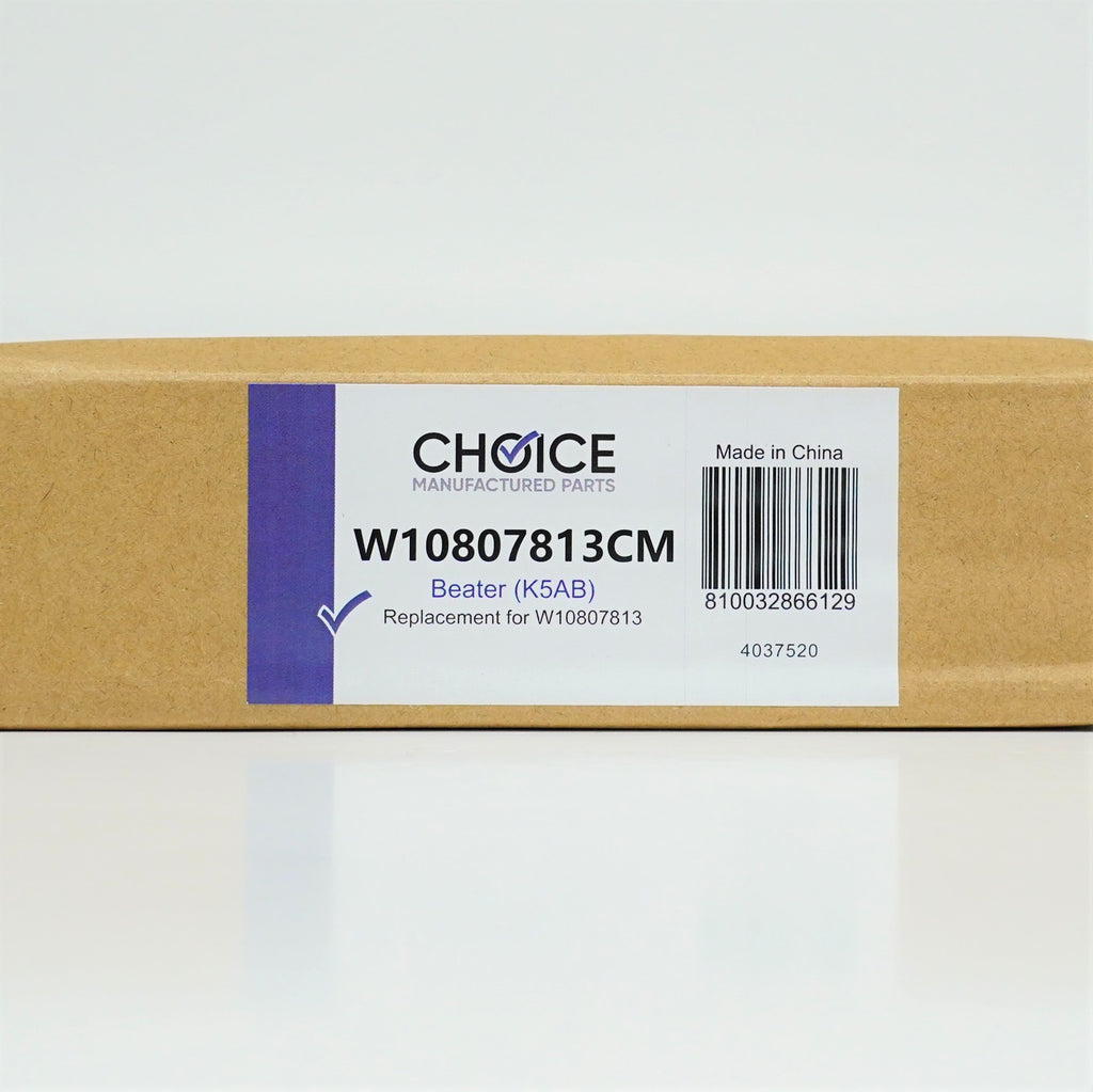Choice Parts W10807813 for Kitchenaid Stand Mixer Coated Flat Head Beater