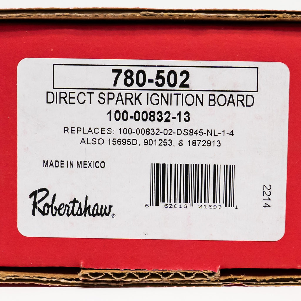 Robertshaw 780-502 Direct Spark Ignition Intermittent Pilot 24V Module Board