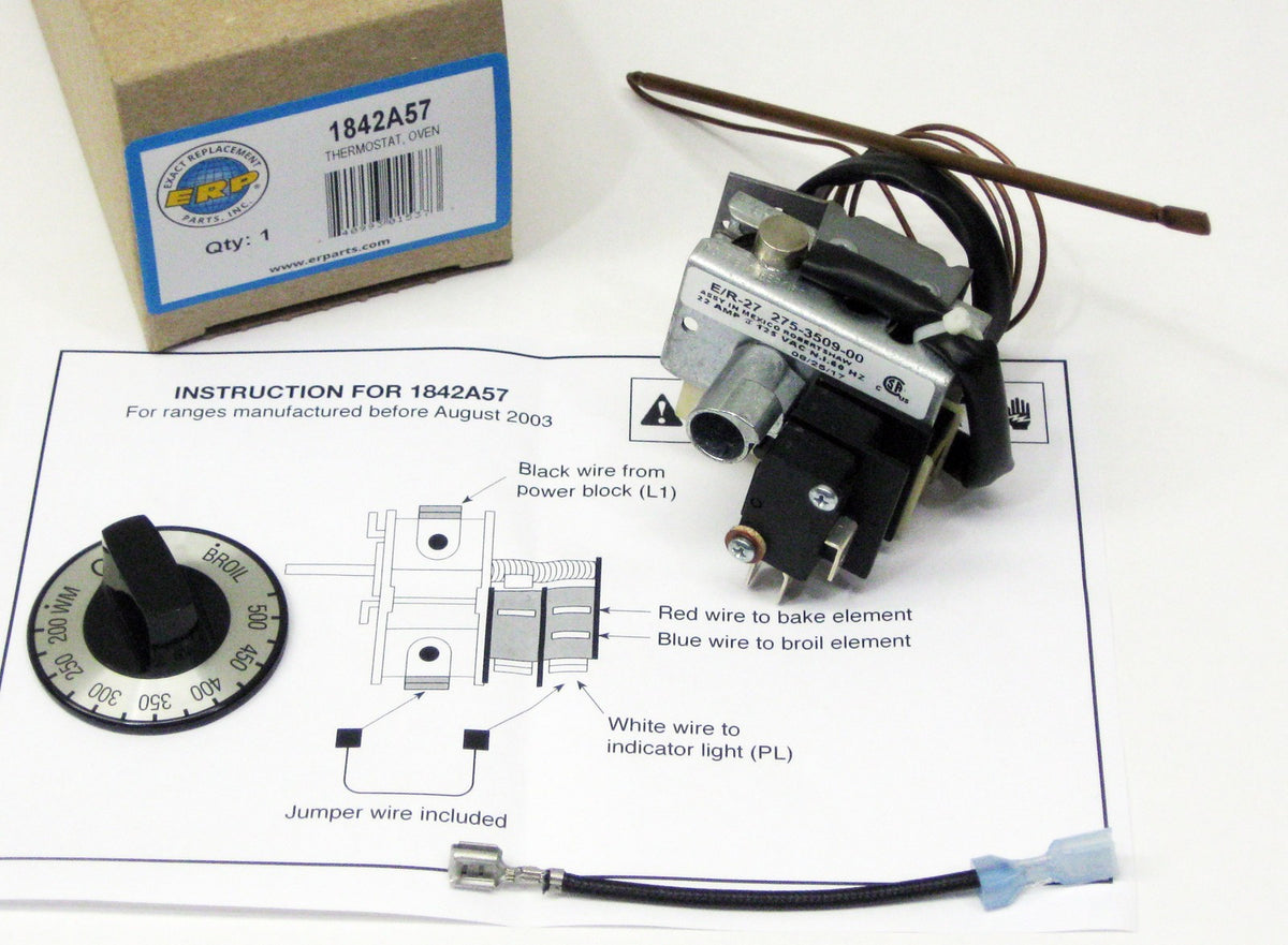 1842A57 Brown Range Electric Oven Thermostat Control for 1842A057 AP3798818 ER27