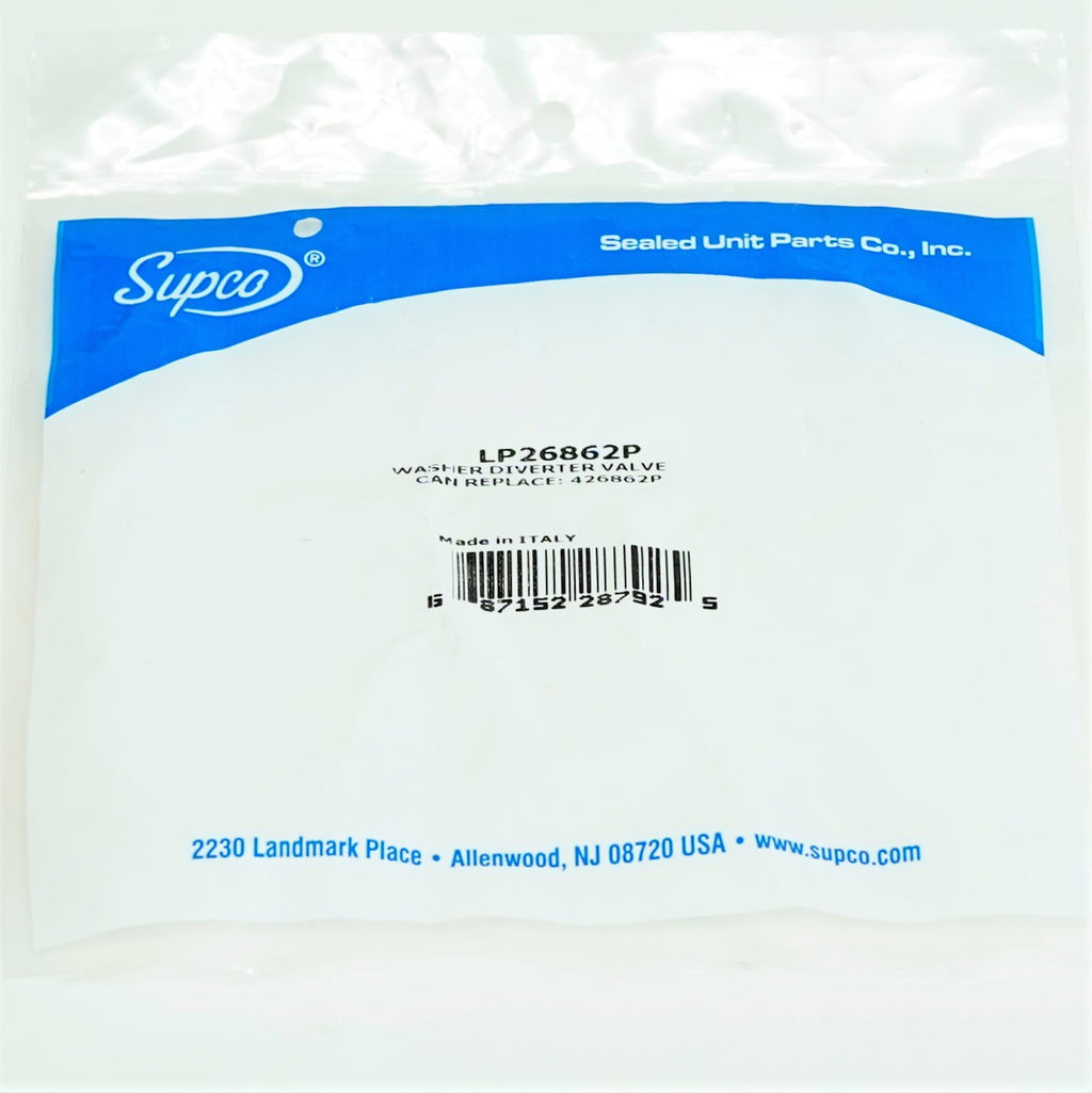 Supco LP26862P Replacement Washer Diverter For Fisher & Paykel 426862P