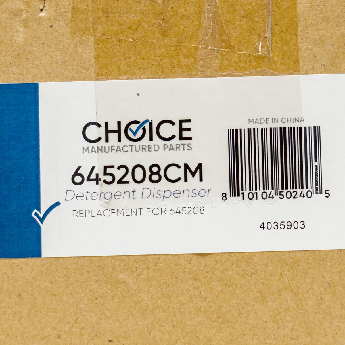 Choice 00645208 Dishwasher Detergent Dispenser Cup for Bosch Thermador Gaggenau