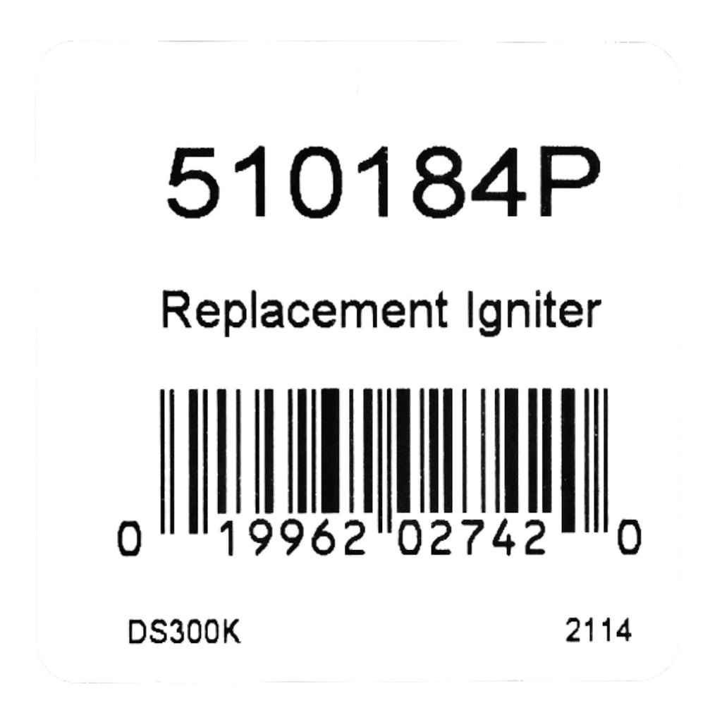 Exact Replacement D510184P for Speed Queen Alliance 510184P Gas Dryer Igniter