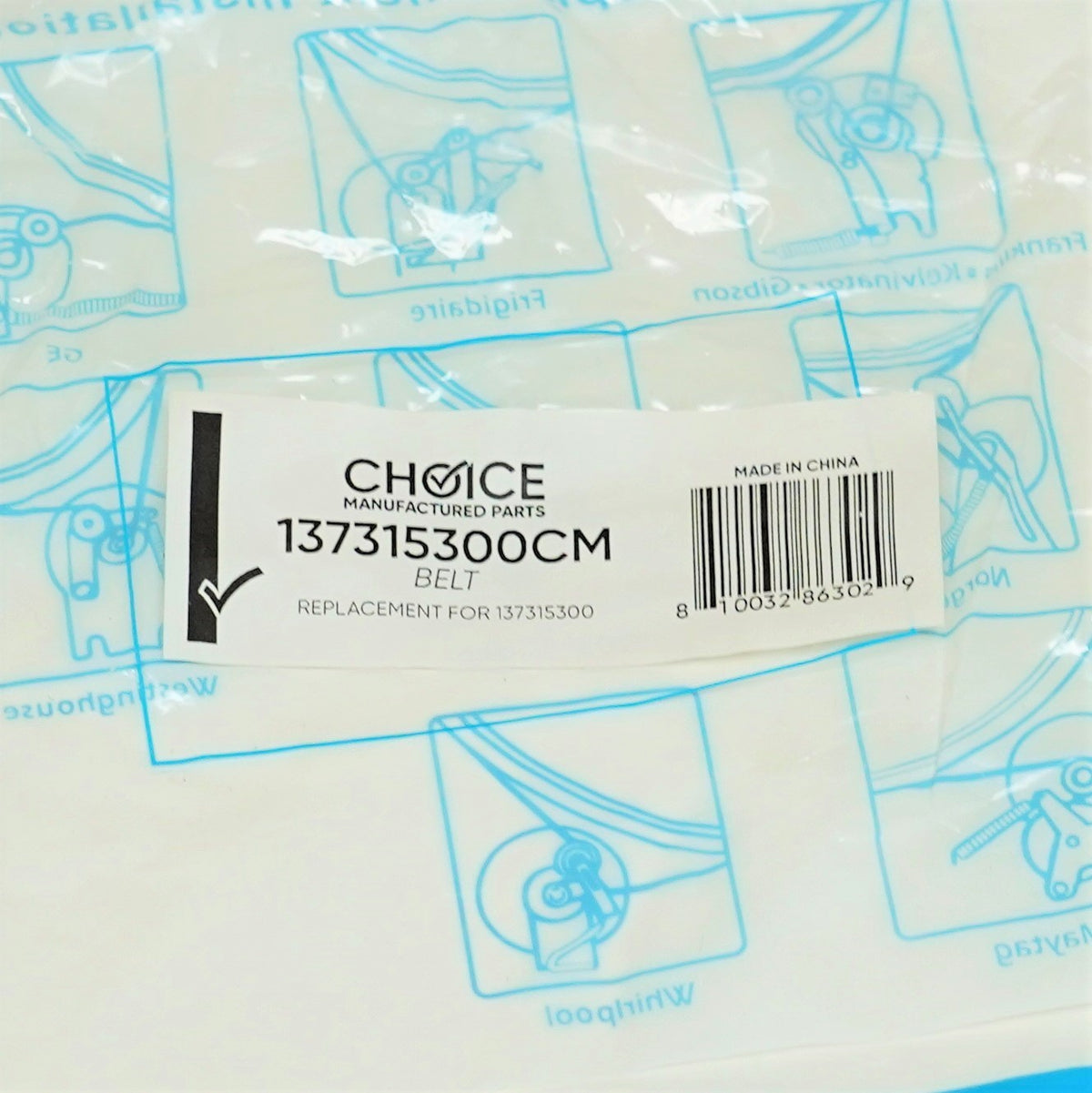 Choice Part 137315300 for Electrolux Frigidaire Clothes Dryer Belt