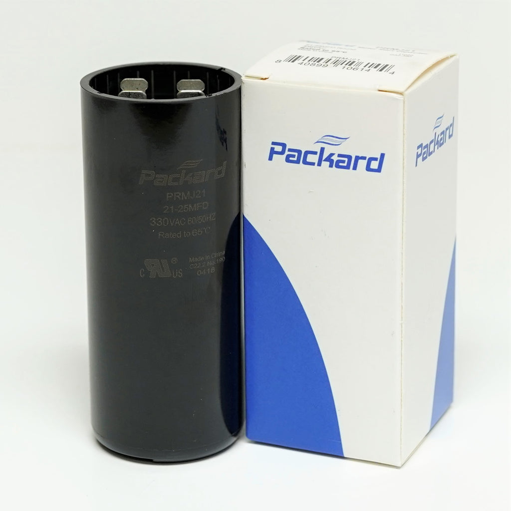 Packard PRMJ21 Motor Start Capacitor 21-25 MFD UF / 330 VAC