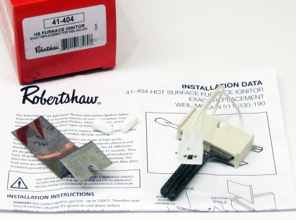 Robertshaw Furnace Ignitor 41-404 for Weil McLane 511-330-190 271M Igniter
