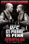UFC 94 George St Pierre vs BJ Penn Jon Jones Nate Diaz 11x16 - Poster | Canvas Wall Art Print